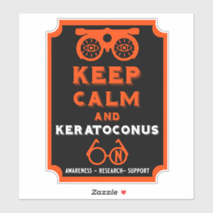 Sticker Soutien Et Sensibilisation À Keratoconus