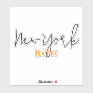Sticker Souvenir de New York City, New York