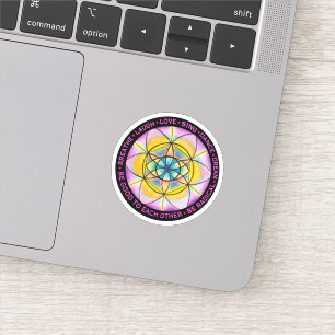 Sticker Soyez Bien, Soyez Radical
