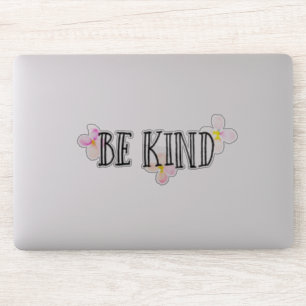 Sticker Soyez comme Citation Florale Inspirationnelle