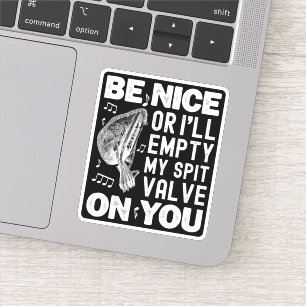 Sticker Soyez Sage Je Viderai Ma Musette Baroque À Soupape