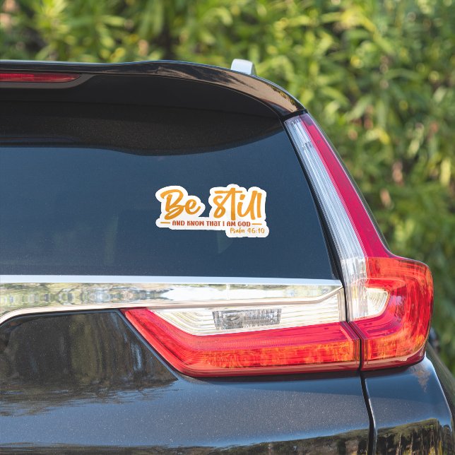 Sticker Soyez Toujours Et Sachez Que Je Suis Dieu (Côté voiture)