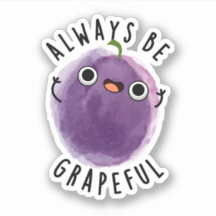 Sticker Soyez toujours souriant jeu de pépins amusant