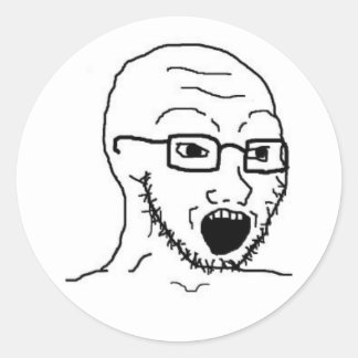 sticker Soyjak wojak