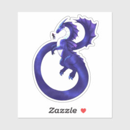 Sticker Space Dragon Draco