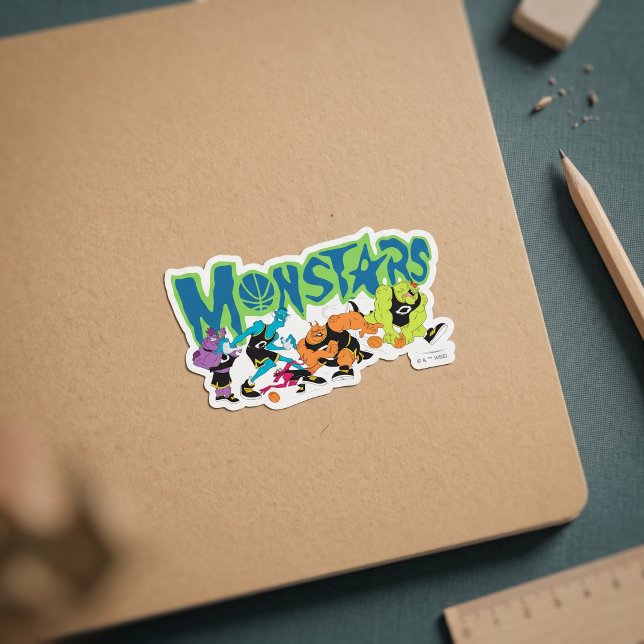Sticker SPACE JAM™ Monstars (Simulated sticker on notebook)