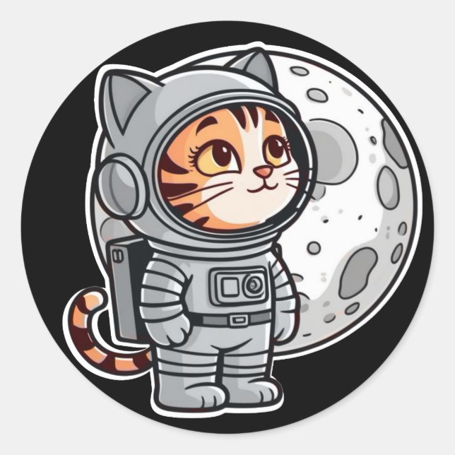 Sticker Space Kitty (Devant)