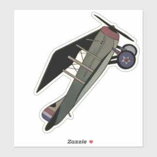 Sticker Spad XIII, Avion de chasse Biplane