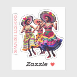 STICKER SPANISH LESSONS