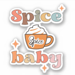 Sticker Spice Spice Baby Citrouille Spice Latte