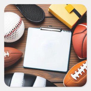 Sticker sportif Étiquette