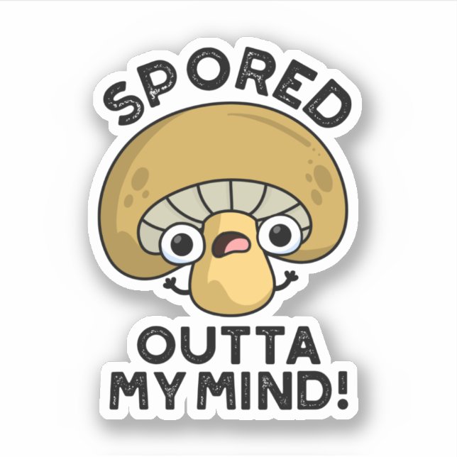 Sticker Sportif Extérieur Mon Esprit Drôle Pun De Champign (Devant)