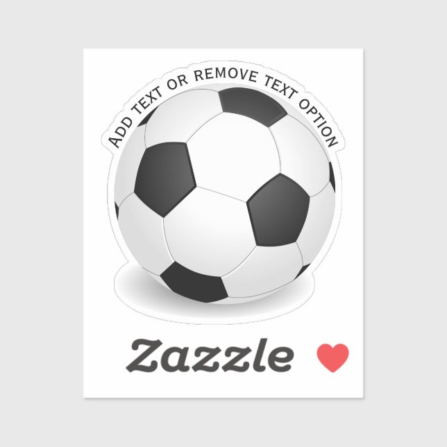 Sticker Sports de balle de football (Feuille)
