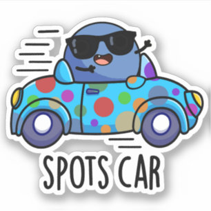 Sticker Spots Voiture Amusante Sport Jeux Voiture