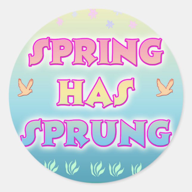 Sticker Spring With Sprung (Devant)