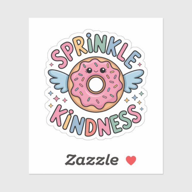 Sticker Sprinter la gentillesse | Donut (Feuille)