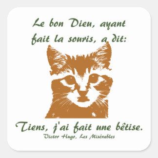 Sticker Square: Le Chat