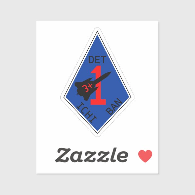 Sticker SR-71 Insigne d'interdiction Ichi (Feuille)