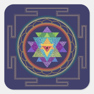 sticker Sri Yantra
