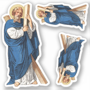 Sticker St. Andrew l'Apôtre (P 006) 3-Haut - Contour