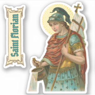 Sticker St. Florian avec seau (M 019)