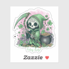 Sticker St. Patrick's Day Grim Reaper