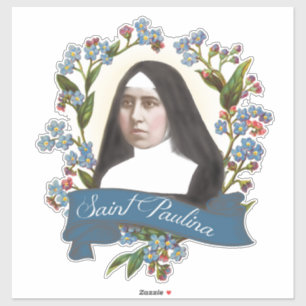 Sticker St Paulina Pauline Patron Saint de la Diabétique