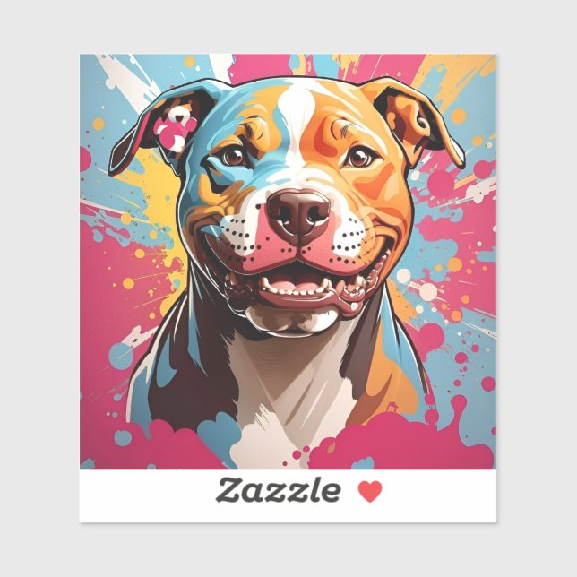 Sticker Staffordshire Anniversaire Fun (Feuille)