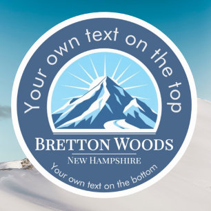 Sticker Station de ski Bretton Woods New Hampshire