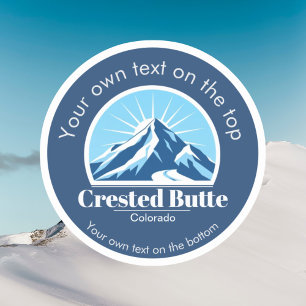 Sticker Station de ski de Crested Butte Colorado usa