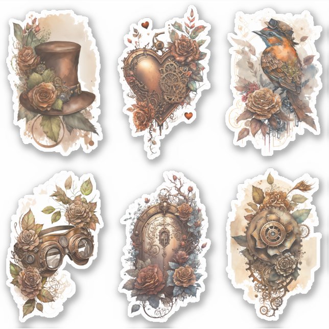 Sticker Steampunk (Devant)