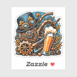 Sticker Steampunk Oktoberfest