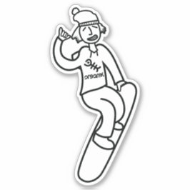 Sticker Steezy Boarder