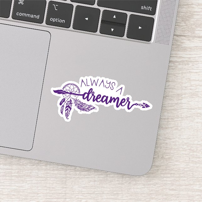 Sticker Stick à découper en cuir toujours un Rêveur (Détail)