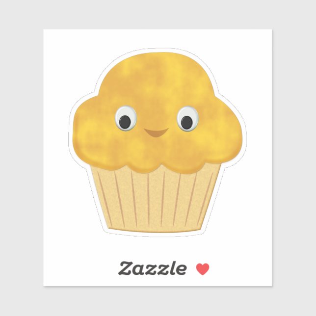 Sticker Stick mignon à muffin de maïs (Feuille)