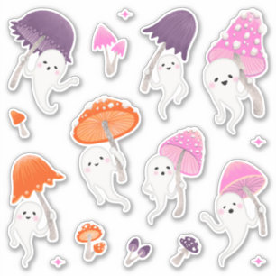 Sticker Stick Pack pour les Fantômes d'Halloween mignons a