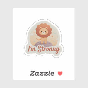 Sticker "Sticker pour l'affirmation forte   Vin de motivat
