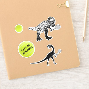 Sticker Sticking de tennis de Dinosaur