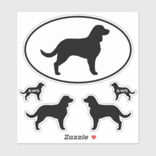 Sticker Sticking Silhouette pour chien espagnol d'eau amér