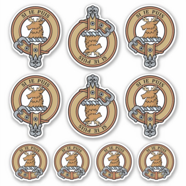 Sticker Sticleur Clan Colquhoun Crest (Devant)
