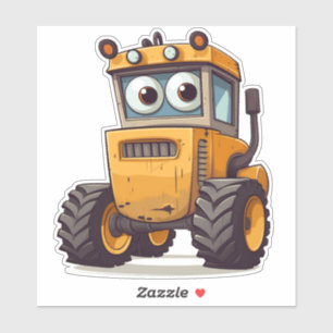 Sticker Sticleur de tracteur de 6 po x 6 po