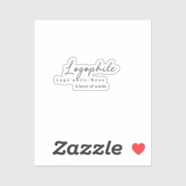 Sticker Sticleur Logophile W/ Définition