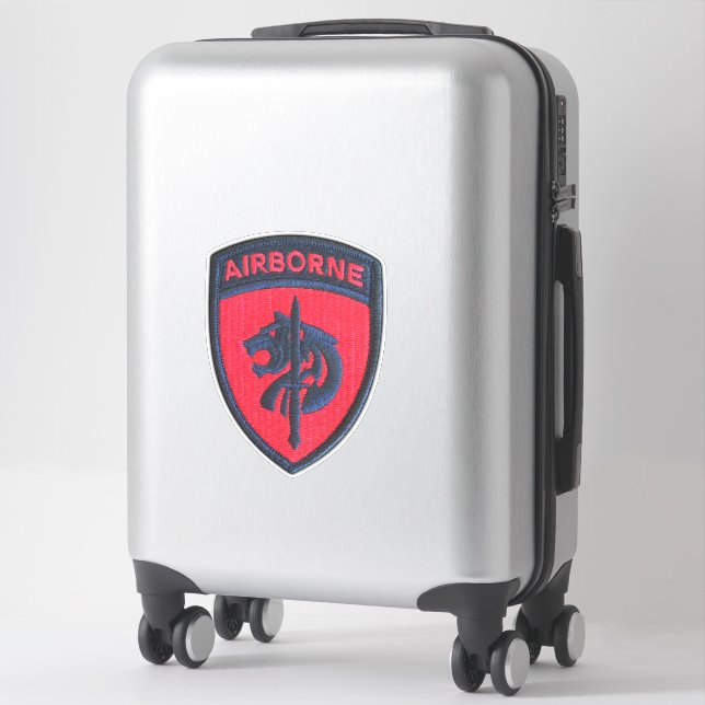 Sticker Sticule de contour pour vétérans de l'Armée de ter (Sur valise)