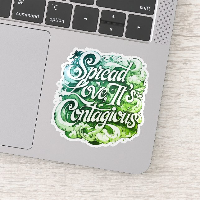 Sticker Stiker Étaler l'amour (Détail)