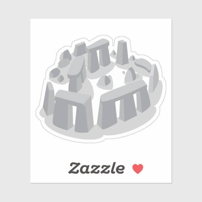 Sticker Stonehenge d'Angleterre (Feuille)
