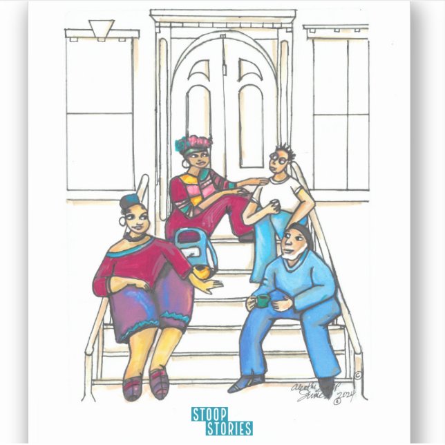 Sticker Stoop Stories (Devant)