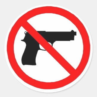 Sticker Stop Gun Violoence
