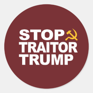 Sticker "Stopp Traitor Trump"