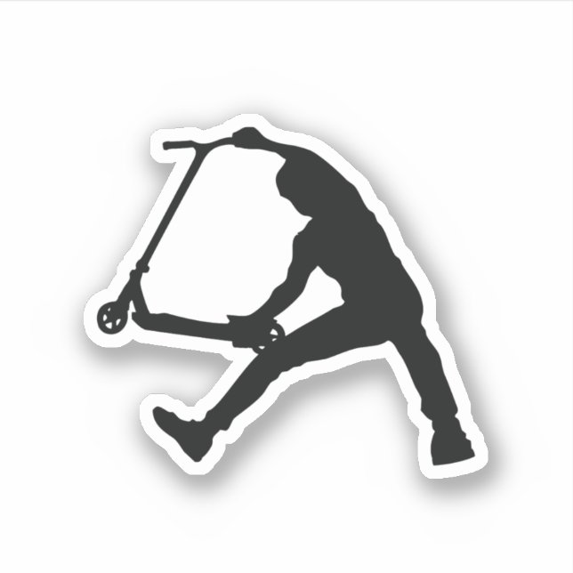 Sticker Stunt scooter tour Fingerwhip (Devant)