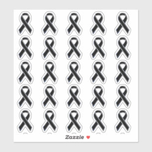 Sticker Style Chrome Imprimer Noir de la sensibilisation a